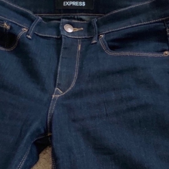 Express Mid-Rise Denim Jean Leggings, 6s / 6c - Picture 5 of 6